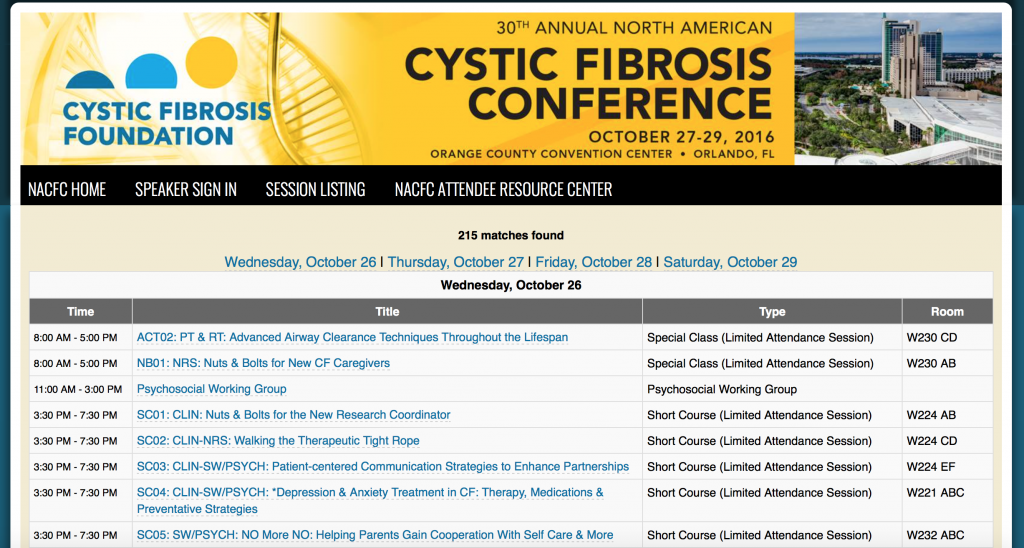 North American Cystic fibrosis conference_2016