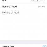 Food capture screen